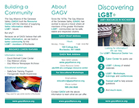 Gay Alliance of the Genesee Valley Brochure (Example)