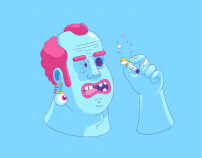 Smoking - Animated Gif
