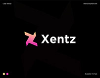 Xentz Logo-Modern X Letter Logo-X Logo-Brand Identity