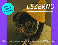Lezerno Font — Relaxed Sans Serif