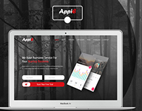 AppiE  App Landing Page (Re-Design)