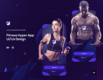 Fitness Hyper App Ui/Ux Design Concept
