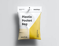 Plastic Pocket Bag Mock-up