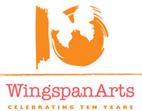 Wingspan Arts / 10 Year Anniversary logo