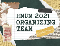 HMUN 2021 ORGANIZING TEAM RECRUITMENT