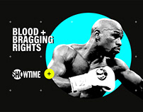 Showtime Boxing Mayweather vs Paul campaign design