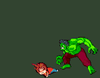 Hulk Attacks Animation