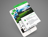 Sports Technology Mobile UX/UI Concept