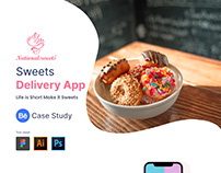 Sweet's Delivery Mobile App | UI/UX Case Study