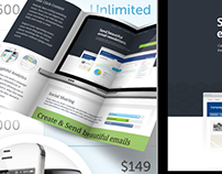 Email Marketing Trifold Brochure
