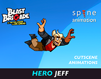 BLAST BRIGADE Hero Jeff Cutscene