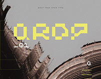 QROP. Free open type font