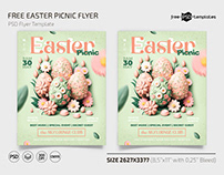 Free Easter Picnic Flyer Template + Instagram Post