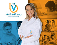 Logotipo Valéria Bueno Fonoaudióloga