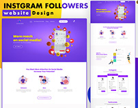 Instagram Followers WordPress Website Design