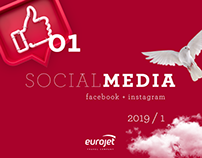 Social media for Eurojet travel company