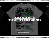 Available T-Shirt Designs | Designs for sale