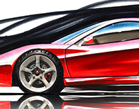Automotive Markers Sketches