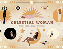 Celestial Woman Graphic & Patterns