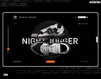 Adidas Nite Jogger Landing Page