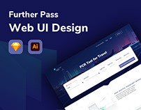 Further Pass Landing Page Web UI Design