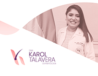 Dra. Karol Talavera Dermatologist Brand Identity