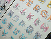 Letters - Silkscreen prints