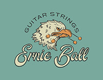 Ernie Ball Tee and Sticker Collection