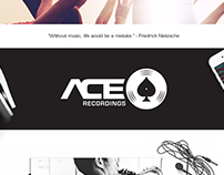 Ace Recordings Logo Design