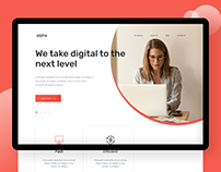 Digital Agency Website Design