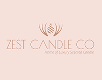 Zest Candle Co Brand Identity