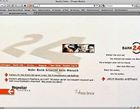 Bank24. Website 1998.