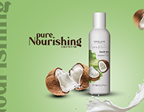 Pure nourishing coconut oil Banner ad