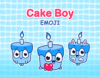 Cake Boy Animated Sticker Pack