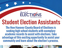 Board of Elections Student Election Assistants handout