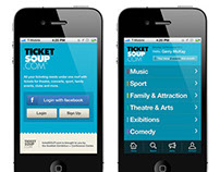 TicketSOUP Concept App Design