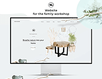 Website for the family workshop