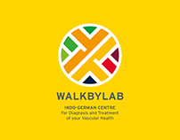 Logodesign für WALKBYLAB Indo-German Centre