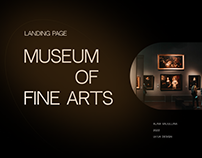 Landing Page for the Museum of Fine Arts
