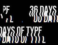 \ 36 days of /glitched/ type
