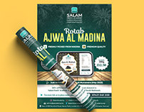 Beautiful Islamic Poster Design Featuring Ajwa Dates