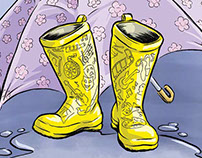 Artful Galoshes: Springtime with the Arts