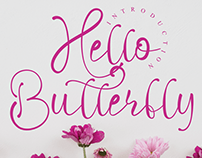 FREE | Hello Butterfly Font