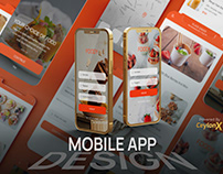 Foody Mobile App UI Design by CeylonX