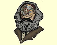 Karl Marx - Historical Materialism / Illustration