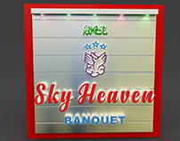 SKY HEAVEN BANQUET - SIGN BOARD DESIGN