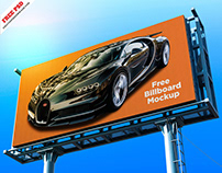 Big Billboard Mockup Free PSD