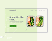 Meal Prep Web Design