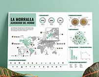 Infografía "La morralla alrededor del mundo"