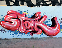 Stak67 - Pink Bubble Graffiti